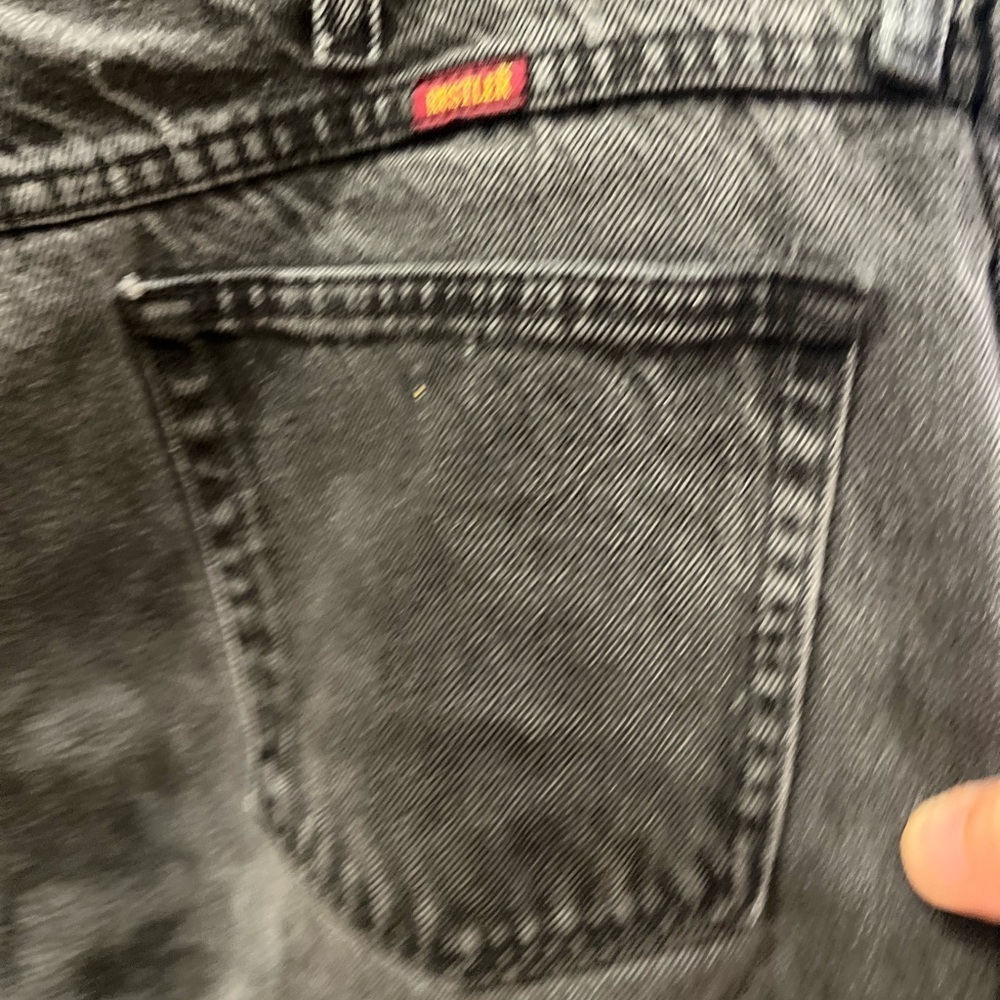 VINTAGE black Rustler jeans size 36/30 - Picture 4 of 6